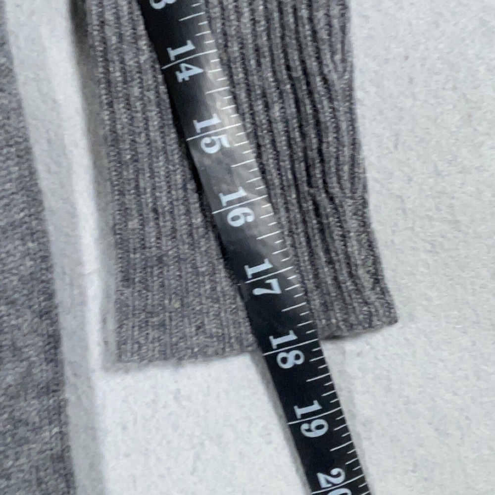 Halogen Cardigan Women XXS Petite Longline Open Front Wool Cashmere Minimalist - Picture 8 of 11